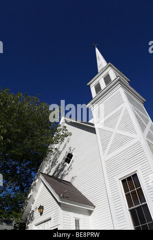 Église de campagne, Maine Banque D'Images