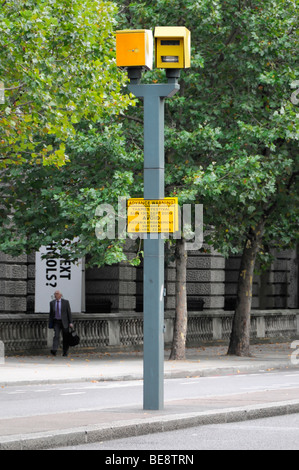 Respect de la vitesse, speed camera, Londres, Angleterre, Royaume-Uni, Europe Banque D'Images