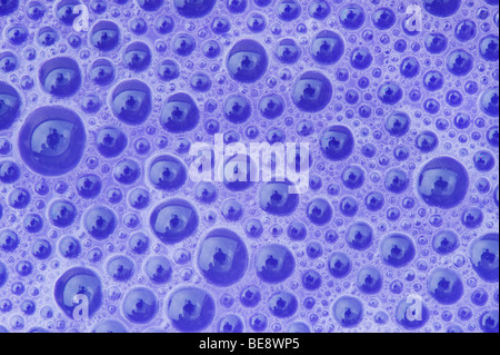 Motif bulles d'eau violet Banque D'Images
