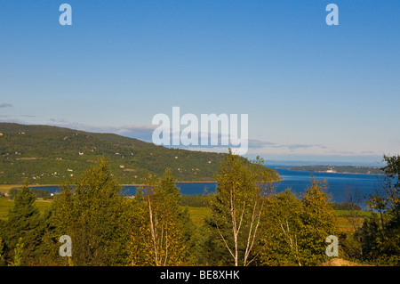 Région de Charlevoix Baie Saint Paul Québec Canada Banque D'Images