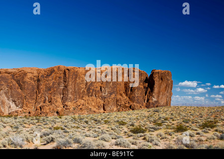 Vallée de Feu Park, Nevada, USA Banque D'Images