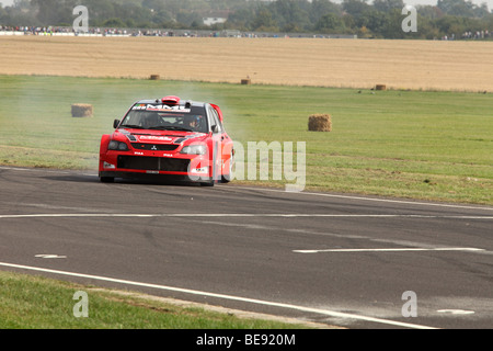 Castle Coombe Rally Day 2009 - - Alistair Mcrea - Mitsubishi Evo Banque D'Images