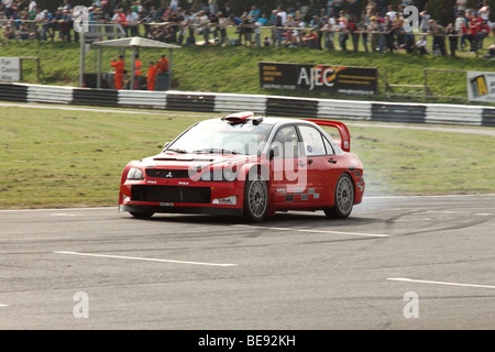 Castle Coombe Rally Day 2009 - Alistair Mcrea - Mitsubishi Evo Banque D'Images