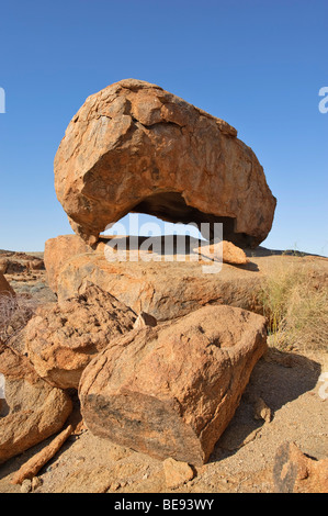 Formations granitiques dans le Namib-Naukluft National Park, Namibie, Afrique Banque D'Images