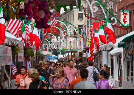 Fête de San Gennaro Festival dans la Petite Italie de New York City Banque D'Images