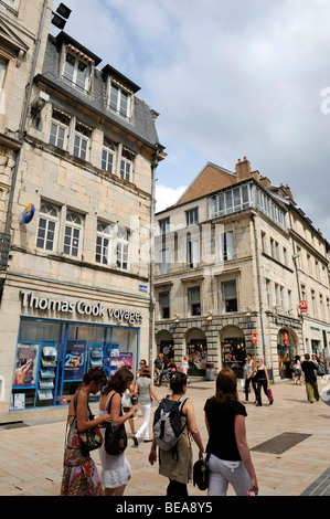 Besançon (25) : "Grande rue", rue main Banque D'Images