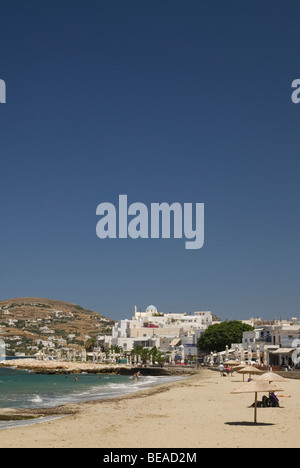 Plage de Paros, Grèce Banque D'Images