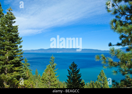 Les scènes du lac Tahoe Banque D'Images