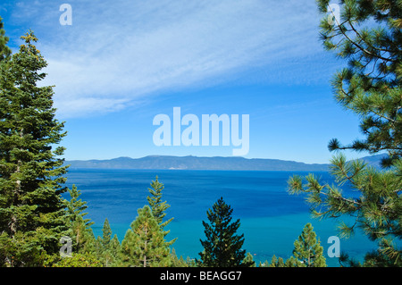 Les scènes du lac Tahoe Banque D'Images