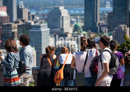 Vue sur Mont Royal Montréal Canada Banque D'Images