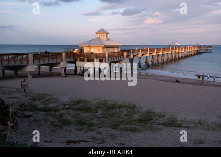 Jetée de Juno Beach, Floride Banque D'Images