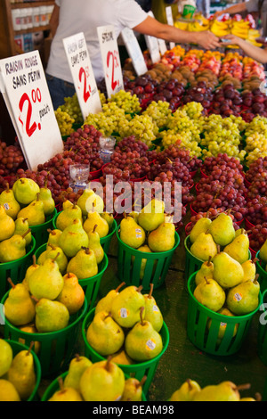 Marché Jean-Talon (mars Jean-Talon) à Montréal Canada Banque D'Images