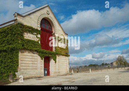 Bâtiment winery château la garde des Graves Bordeaux Pessac Léognan france Banque D'Images