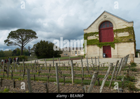 Bâtiment winery vineyard chateau la garde des Graves Bordeaux Pessac Léognan france Banque D'Images