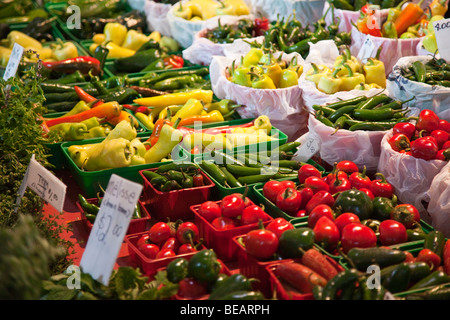 Marché Jean-Talon (mars Jean-Talon) à Montréal Canada Banque D'Images