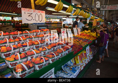 Marché Jean-Talon (mars Jean-Talon) à Montréal Canada Banque D'Images