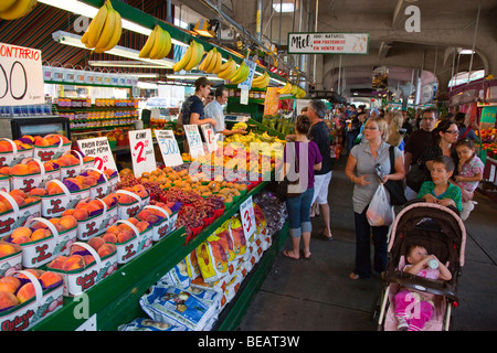 Marché Jean-Talon (mars Jean-Talon) à Montréal Canada Banque D'Images