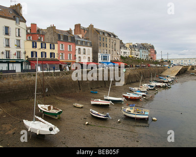 Douarnenez est une ville paisible de pêcheurs en Finistère la pointe de la Bretagne, France Banque D'Images