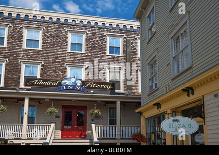 Admiral Fitzroy Inn un bed & breakfast historique sur Thames Street en face du front de mer à Newport Rhode Island, États-Unis Banque D'Images