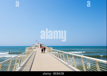 La jetée de Lido di Camaiore, Riviera toscane, Toscane, Italie Banque D'Images