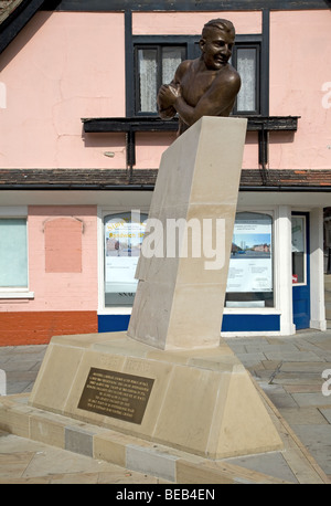 Le Prince Obolensky Memorial Square Cromwell, Ipswich, Suffolk, Angleterre Banque D'Images