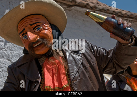 Festival Lamay/Santa Rosa de Lima, Pérou, les célébrations de l'Amérique du Sud Banque D'Images