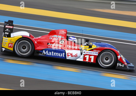 24 Heures du Mans 2009 - Courage Oreca N°11 Banque D'Images