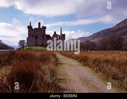 Le Château de Kilchurn, Argyll, Scotland, UK, Grande-Bretagne Banque D'Images