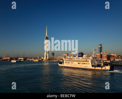 Le port de Portsmouth. Banque D'Images