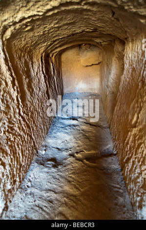 Le tombeau des rois des tombes Paphos Chypre Banque D'Images