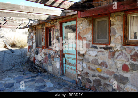 Hideout où Charles Manson a été arrêté situé dans la vallée de la mort en Californie au-dessus de la ville fantôme de ballarat en goler gulch Banque D'Images