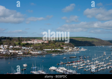 L'Europe, Royaume-Uni, Angleterre, Devon, Dartmouth harbour kingswear Banque D'Images