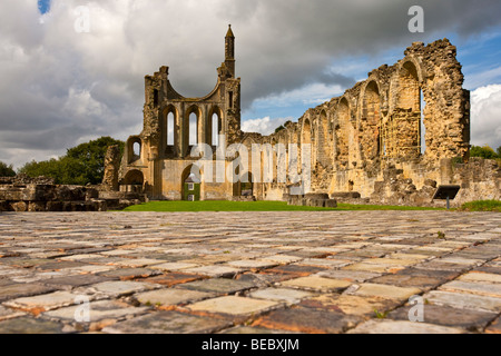 Byland Abbey, près de Wass Helmsley North York Moors National Park Banque D'Images