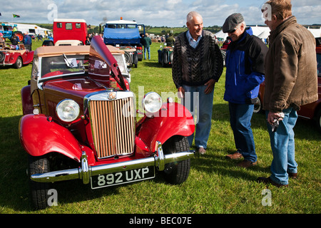 Vintage car l'affichage à l'Agrcultural Wensleydale Show qui a eu lieu début septembre près de Leyburn, North Yorkshire Banque D'Images