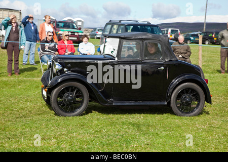 Vintage car l'affichage à l'Agrcultural Wensleydale Show qui a eu lieu début septembre près de Leyburn, North Yorkshire Banque D'Images