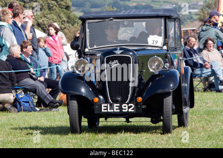 Vintage car l'affichage à l'Agrcultural Wensleydale Show qui a eu lieu début septembre près de Leyburn, North Yorkshire Banque D'Images