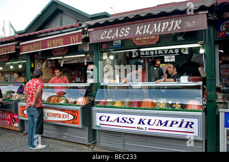 Ortakoy Istanbul Turquie turc Snack-bar restauration rapide à emporter Banque D'Images