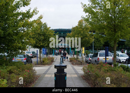 Services Winchester sur l'autoroute M3. Exploité par Moto Banque D'Images