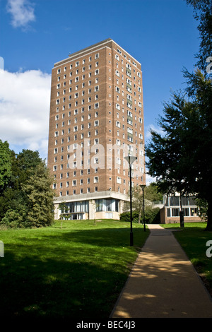 Les résidences universitaires, la Vallée Village, Edgbaston, Université de Birmingham, Royaume-Uni. Banque D'Images