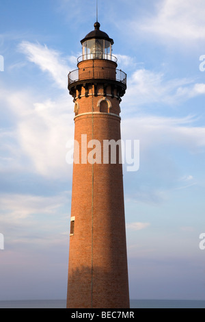 Point de sable peu Ligthhouse au Michigan Banque D'Images