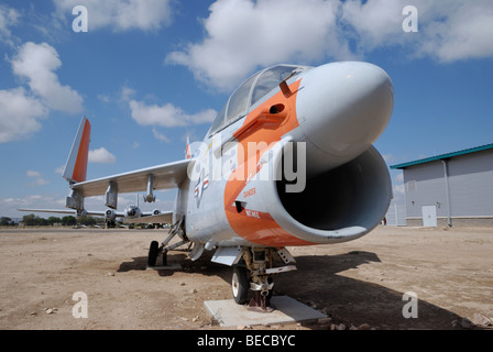 Un AT-A7C Corsair II Aéronefs en exposition au Musée National de la science nucléaire et Histoire, Albuquerque, Nouveau Mexique. Banque D'Images