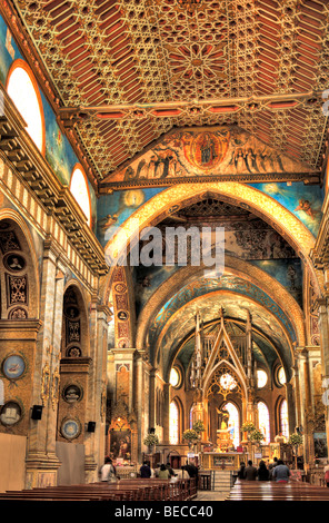 Iglesia Santo Domingo de Guzmán, l'église de Santo Domingo, Quito, Équateur Banque D'Images