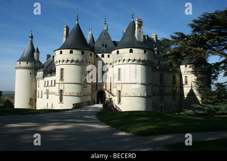 Chateau de Chaumont dans la vallée de la Loire France Banque D'Images