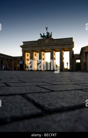 Porte de Brandebourg, Berlin, Germany, Europe Banque D'Images