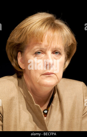 Angela Merkel, chancelière d'Allemagne et présidente de l'Union chrétienne-démocrate, CDU Banque D'Images