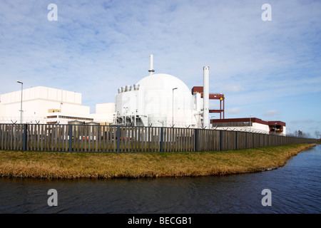 Centrale nucléaire, centrale nucléaire à Brokdorf, Wilstermarsch, district Steinburg, Elbmarschen, Schleswig-Holstein, Germ Banque D'Images