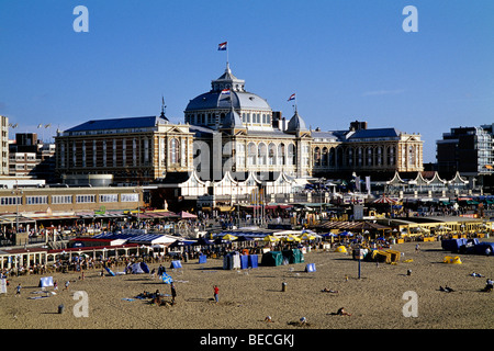 L''hôtel Steigenberger Kurhaus Hotel, un hôtel de luxe sur la plage de Scheveningen, une station balnéaire sophistiqués Den Haag voisins Banque D'Images