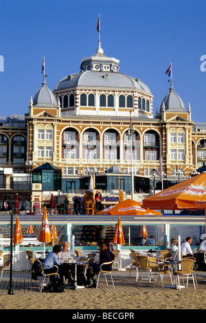 L''hôtel Steigenberger Kurhaus Hotel, un hôtel de luxe sur la plage de Scheveningen, une station balnéaire sophistiqués Den Haag voisins Banque D'Images