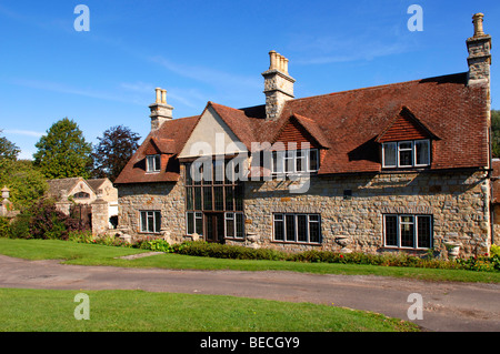 Ancienne chaumière manoir anglais, Tredington, Angleterre, Europe Banque D'Images