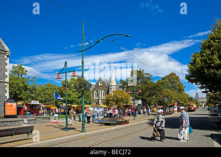 Le Centre des Arts, Christchurch. La Nouvelle Zélande, juste à côté du musée, la galerie d'art et les jardins botaniques. Banque D'Images